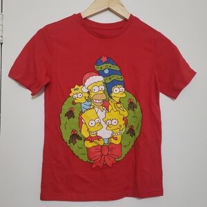 The Simpsons NWT Christmas T-Shirt Officially Licensed - Youth M